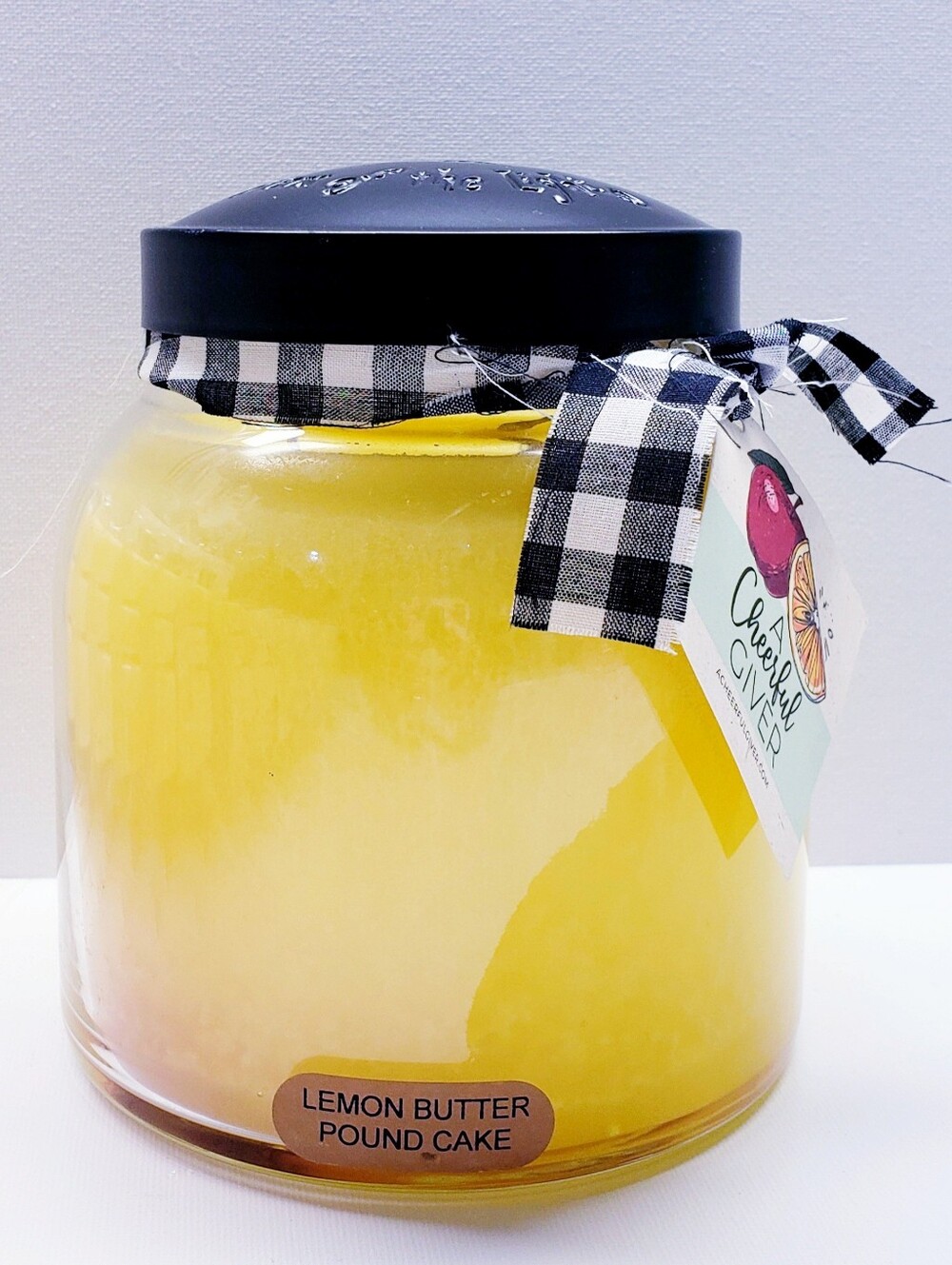 LEMON BUTTER POUND CAKE -A Cheerful Giver, Strong Scented Candle, 34 oz